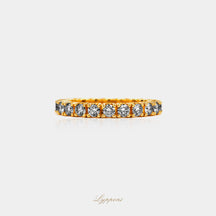 Geelgoud met diamant