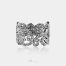 Witgoud met diamant