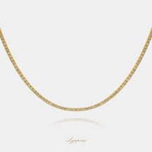 Geelgoud met diamant