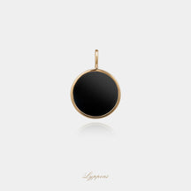 Geelgoud met onyx