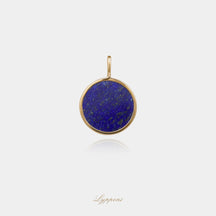 Geelgoud met lapis lazuli