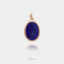 Roségoud met Lapis lazuli