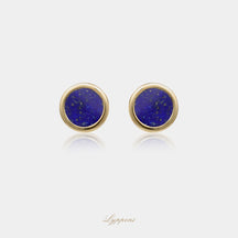 Geelgoud met lapis lazuli